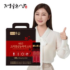 JUNGWONSAM Korean Red Ginseng Extract Stick – Made with 100% Korean 6-Year Ginseng, Honey & Citrus for a Smooth, Naturally Energizing Boost _ Made in KOREA